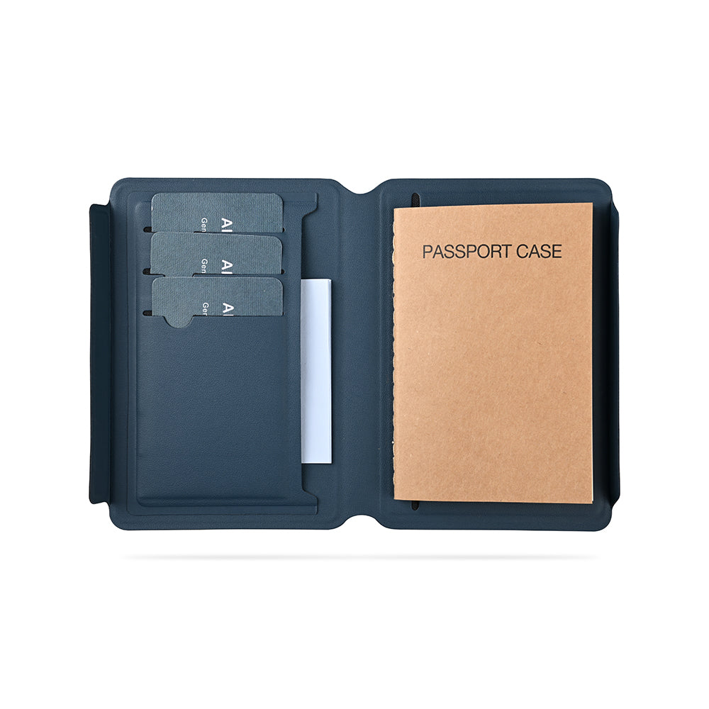 PASSPORT CASE PLUS – Elegant Magnetic Closure Passport Holder with Recycled PU for Secure Travel Organization