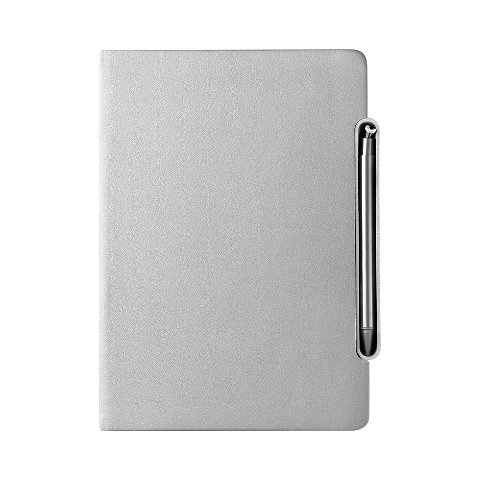 NOTECASE – A5 Recycled PU Notebook with 96 Sheets, Built-in Phone Stand & Ruler