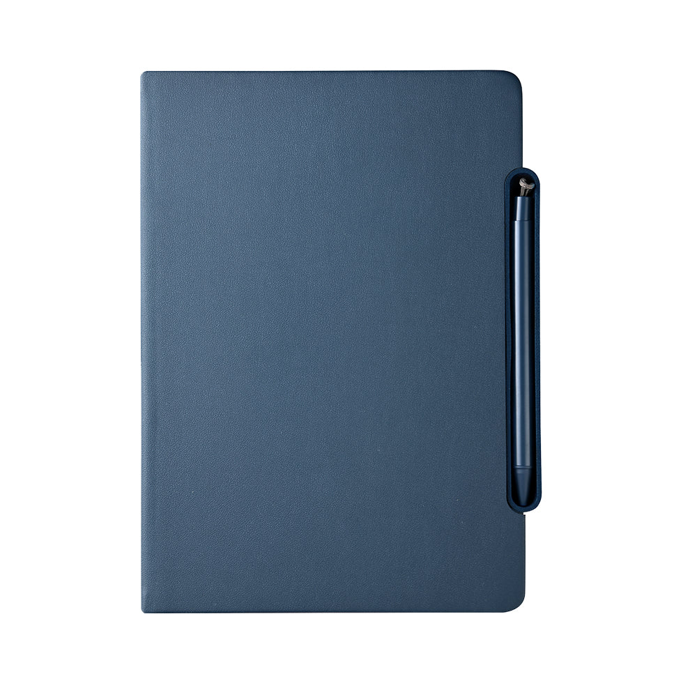 NOTECASE – A5 Recycled PU Notebook with 96 Sheets, Built-in Phone Stand & Ruler