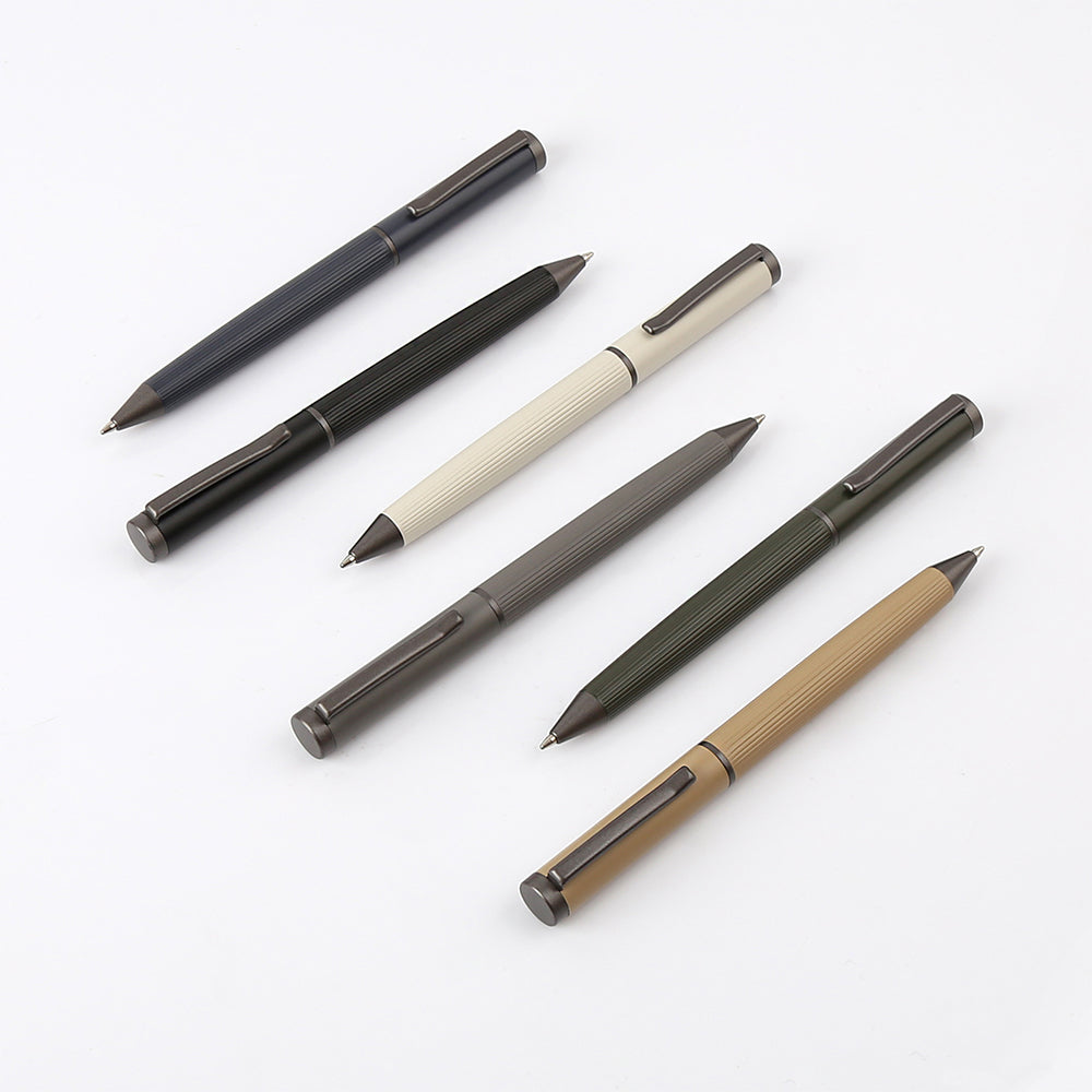AGENDA PEN PLUS – Premium Stainless Steel & Copper Metal Pen with Smooth Blue Premec Ink
