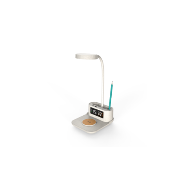 LAMP CLOCK - Foldable Wireless Lamp with 15W Charger