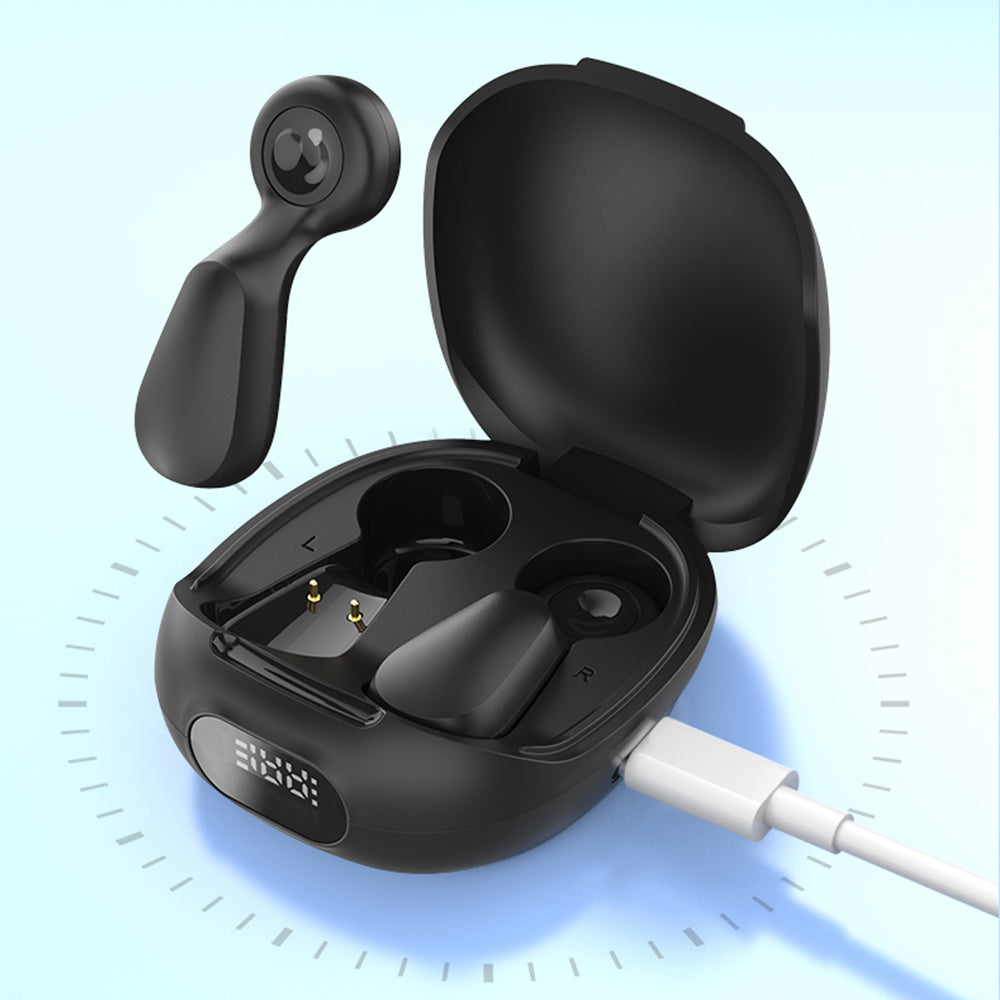 BUDSY – Compact TWS Bluetooth 5.4 Earbuds with 13mm Stereo Speakers, Touch Controls & Digital Battery Display