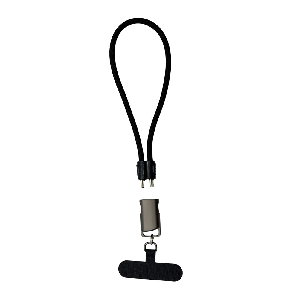 STRAPPY – Durable USB-C to USB-C Fast Charging Cable with 60W Power & Keychain Design for Easy Portability