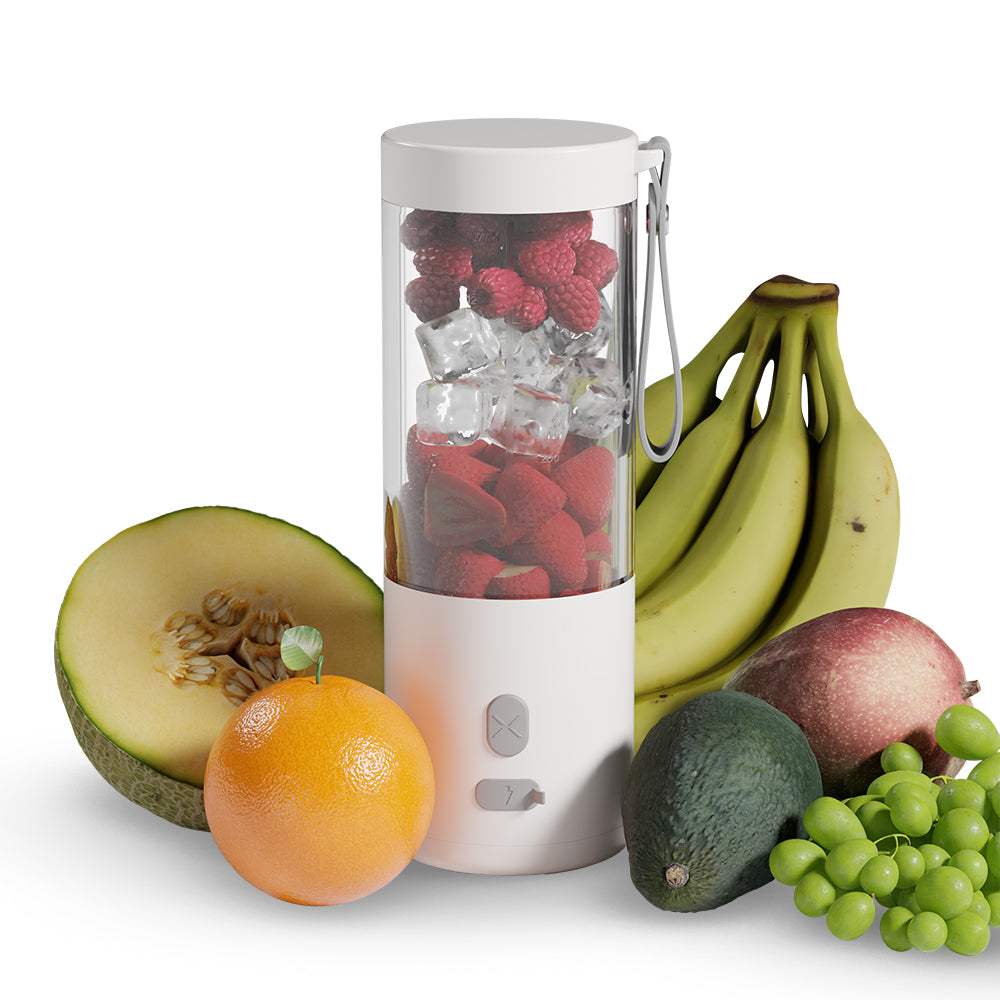 PORTABLE BLENDER – Powerful 450ML Rechargeable Mixer for Smoothies & On-the-Go Blending with Up to 18 Uses Per Charge