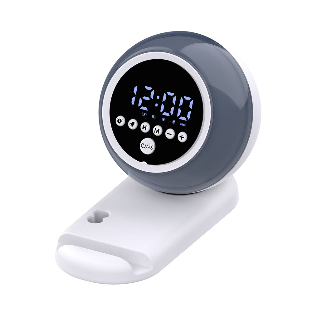 LUNA – Multifunctional Bluetooth Speaker with JL 5.3 Chip, RGB Ambient Light, Alarm Clock & Phone Stand