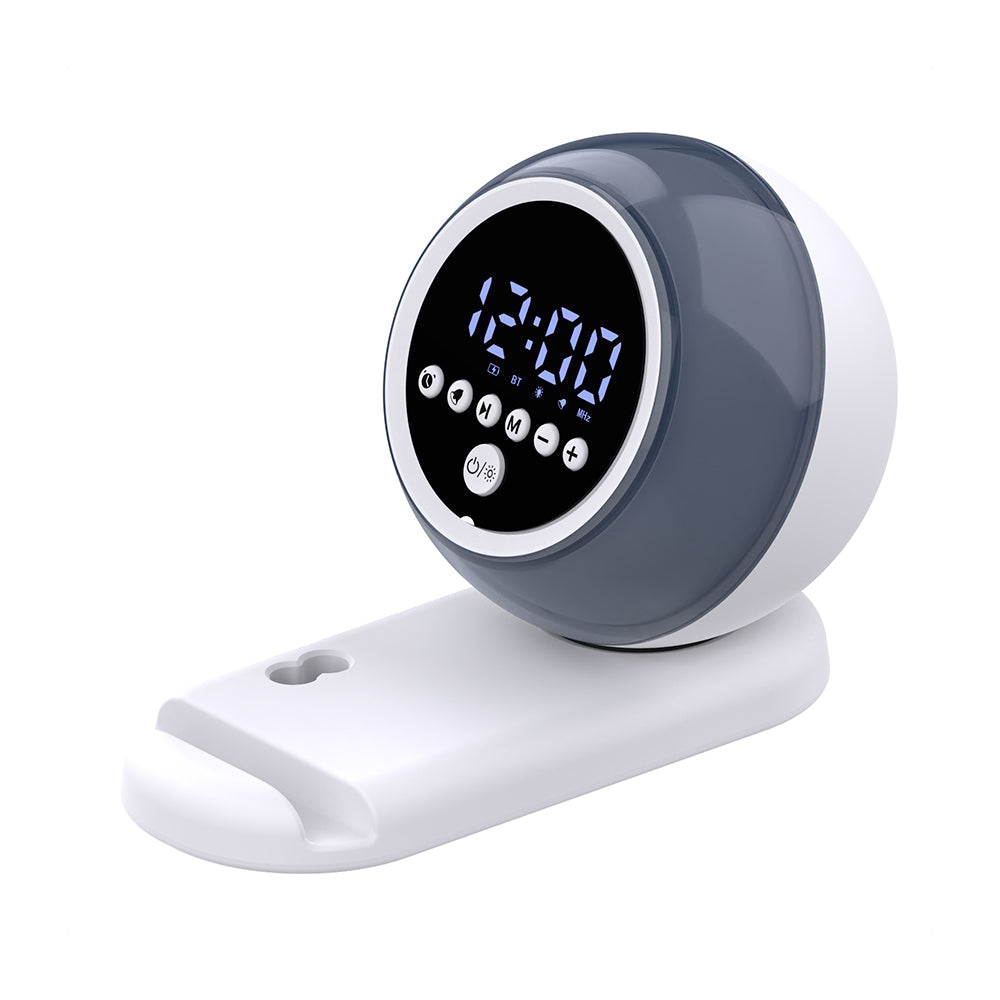 LUNA – Multifunctional Bluetooth Speaker with JL 5.3 Chip, RGB Ambient Light, Alarm Clock & Phone Stand