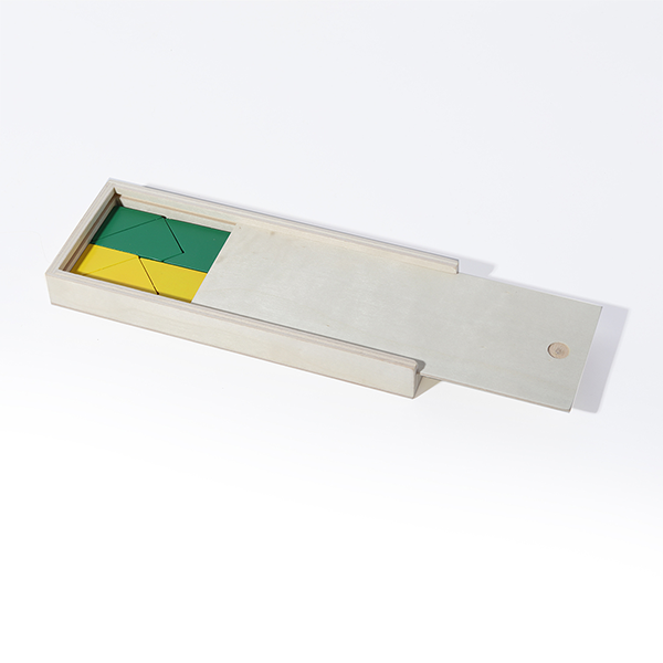 T PUZZLE - Wooden Puzzle for Creative Shape Building