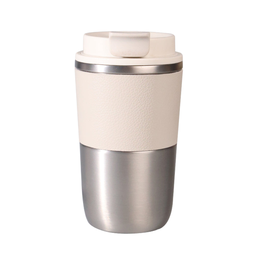 COZY TUMBLER – Stylish 420ml Stainless Steel Double-Wall Mug for Hot & Cold Drinks with Lasting Insulation