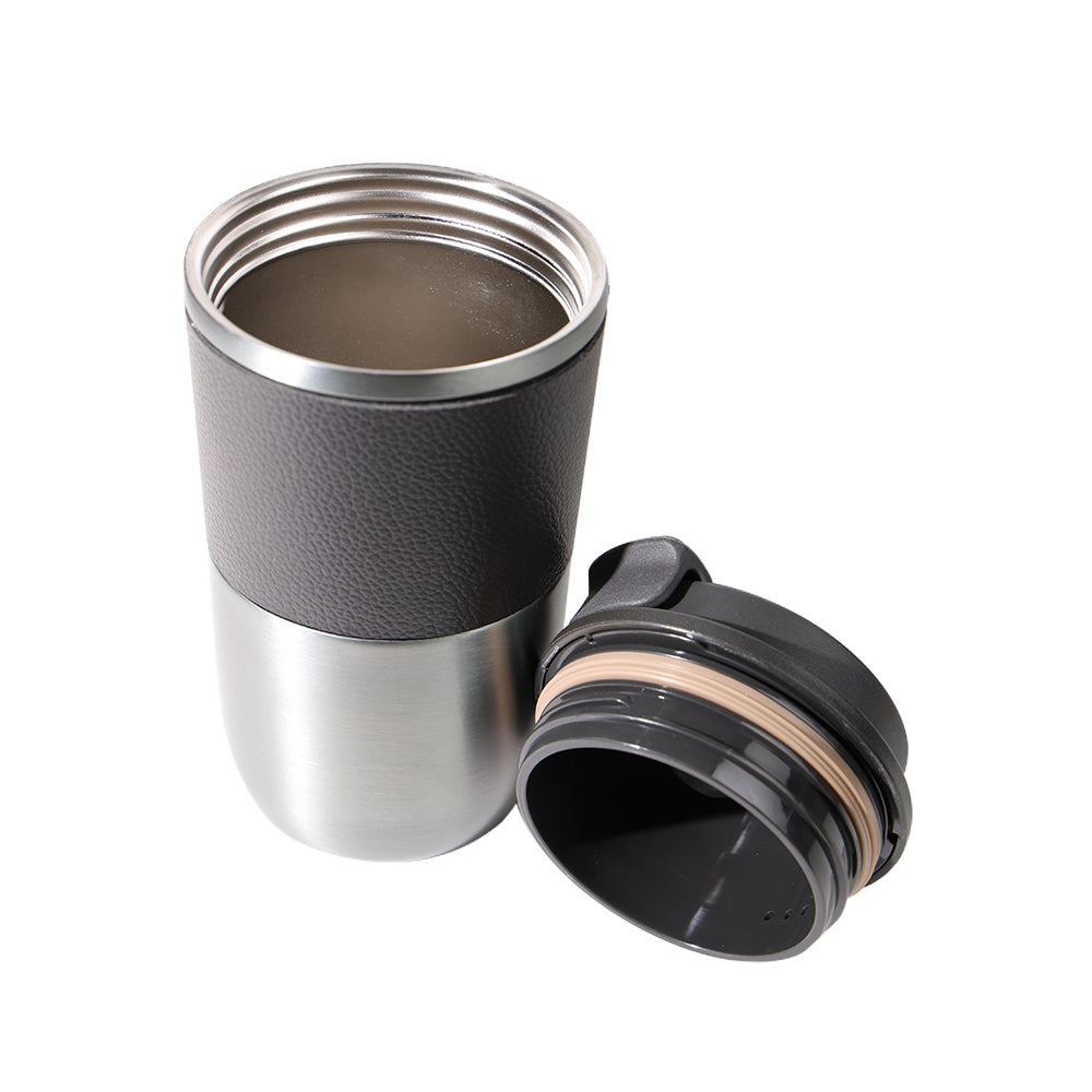 COZY TUMBLER – Stylish 420ml Stainless Steel Double-Wall Mug for Hot & Cold Drinks with Lasting Insulation