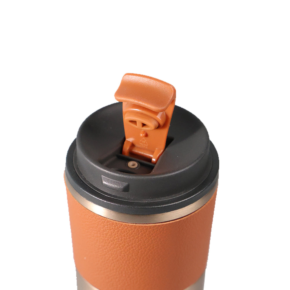COZY TUMBLER – Stylish 420ml Stainless Steel Double-Wall Mug for Hot & Cold Drinks with Lasting Insulation
