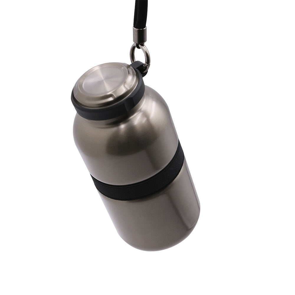 PRIME FLASK – Premium 420ml Double-Wall Stainless Steel Flask with Vacuum Insulation & Leak-Proof Silicone Seal