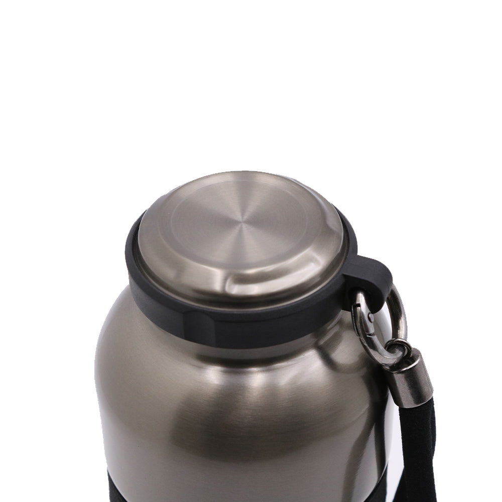 PRIME FLASK – Premium 420ml Double-Wall Stainless Steel Flask with Vacuum Insulation & Leak-Proof Silicone Seal