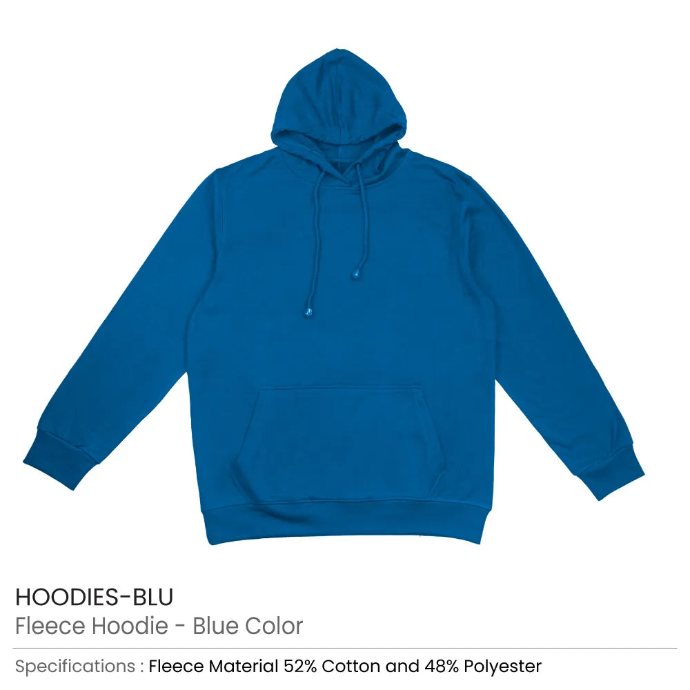 Fleece Hoodies Oversized Pullover in (S to 3XL) Sizes