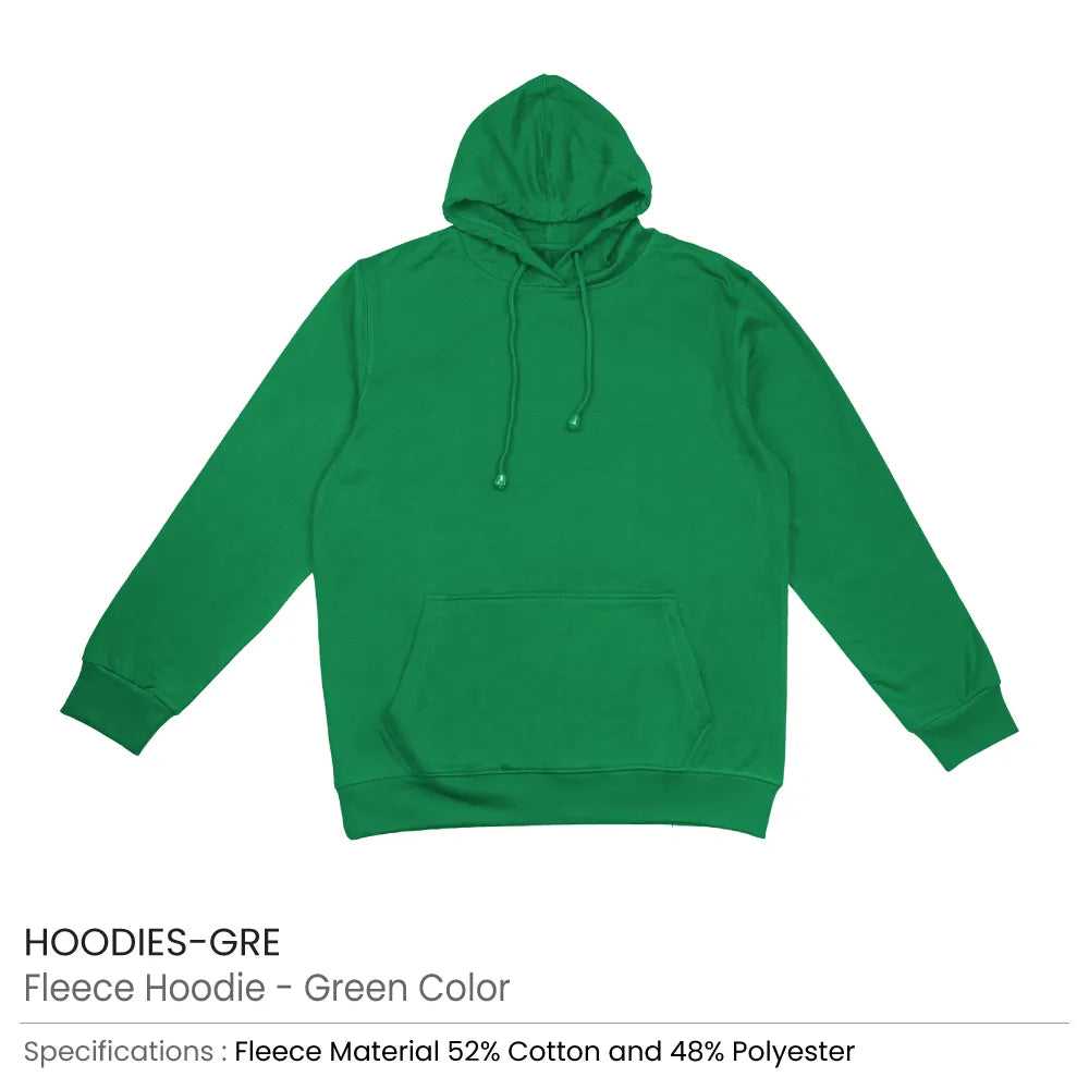 Fleece Hoodies Oversized Pullover in (S to 3XL) Sizes