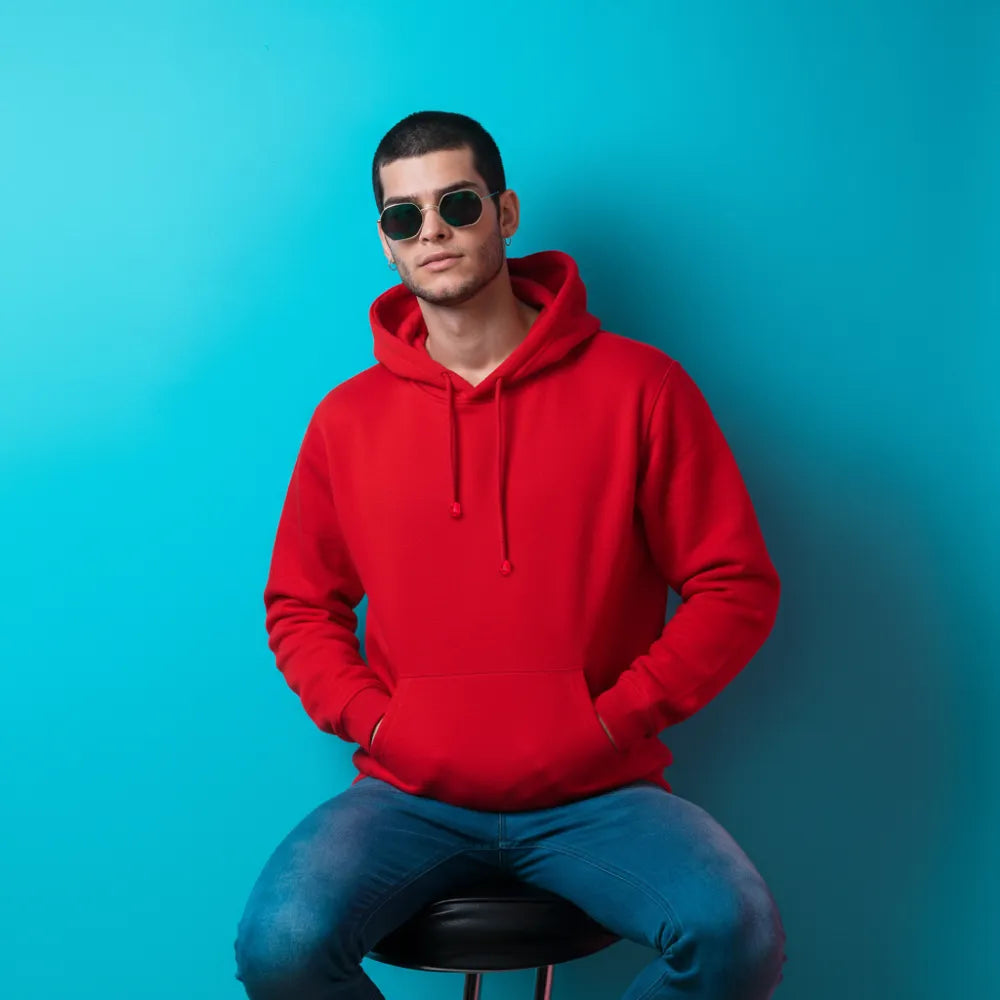 Fleece Hoodies Oversized Pullover in (S to 3XL) Sizes