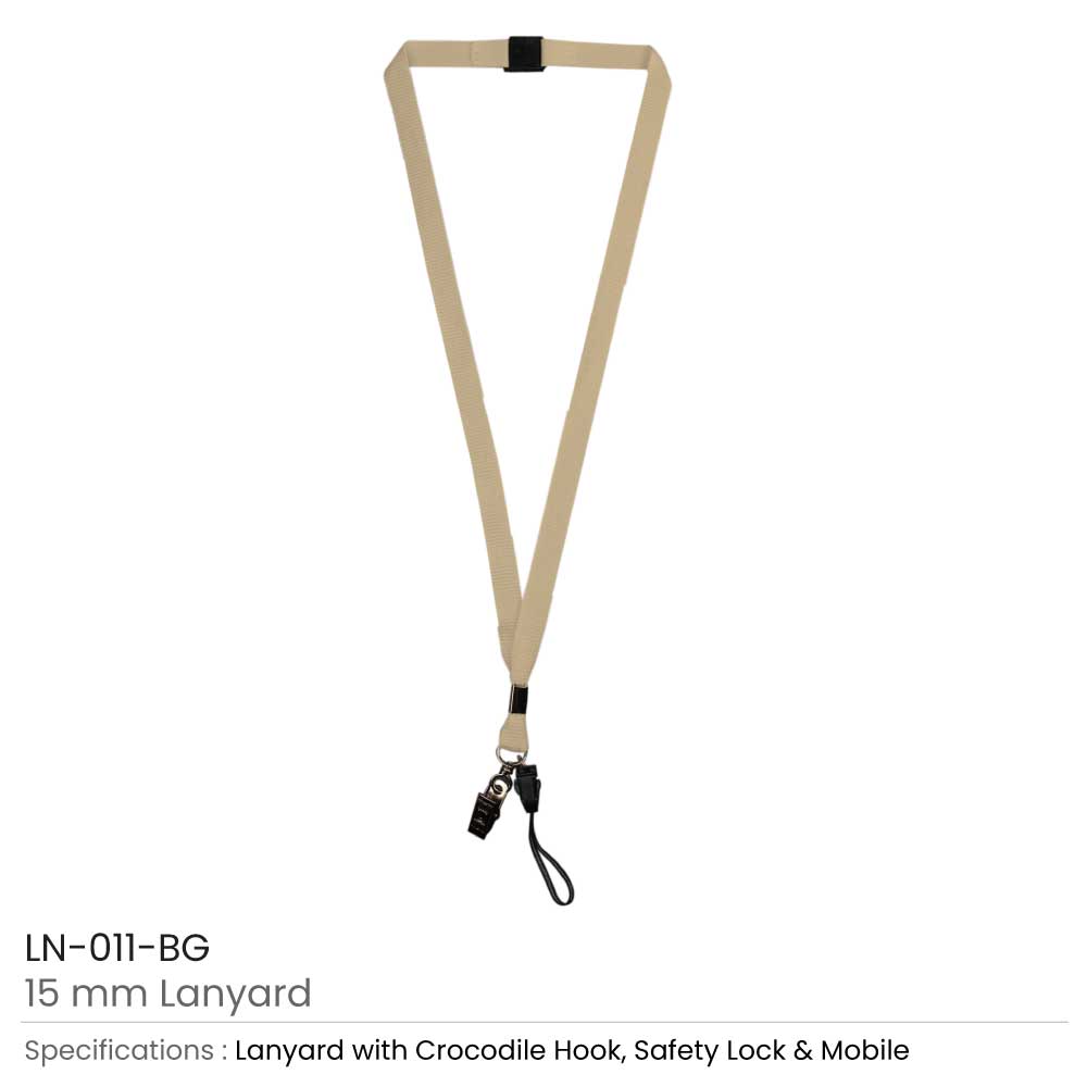 Lanyards with Crocodile Clip, Mobile Holders & Safety Lock