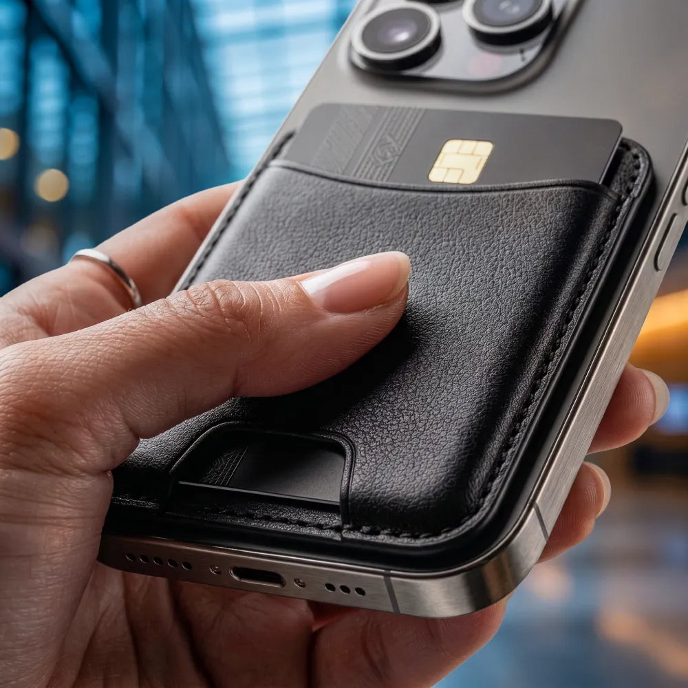 MagSafe Phone PU Wallet Card Holder
