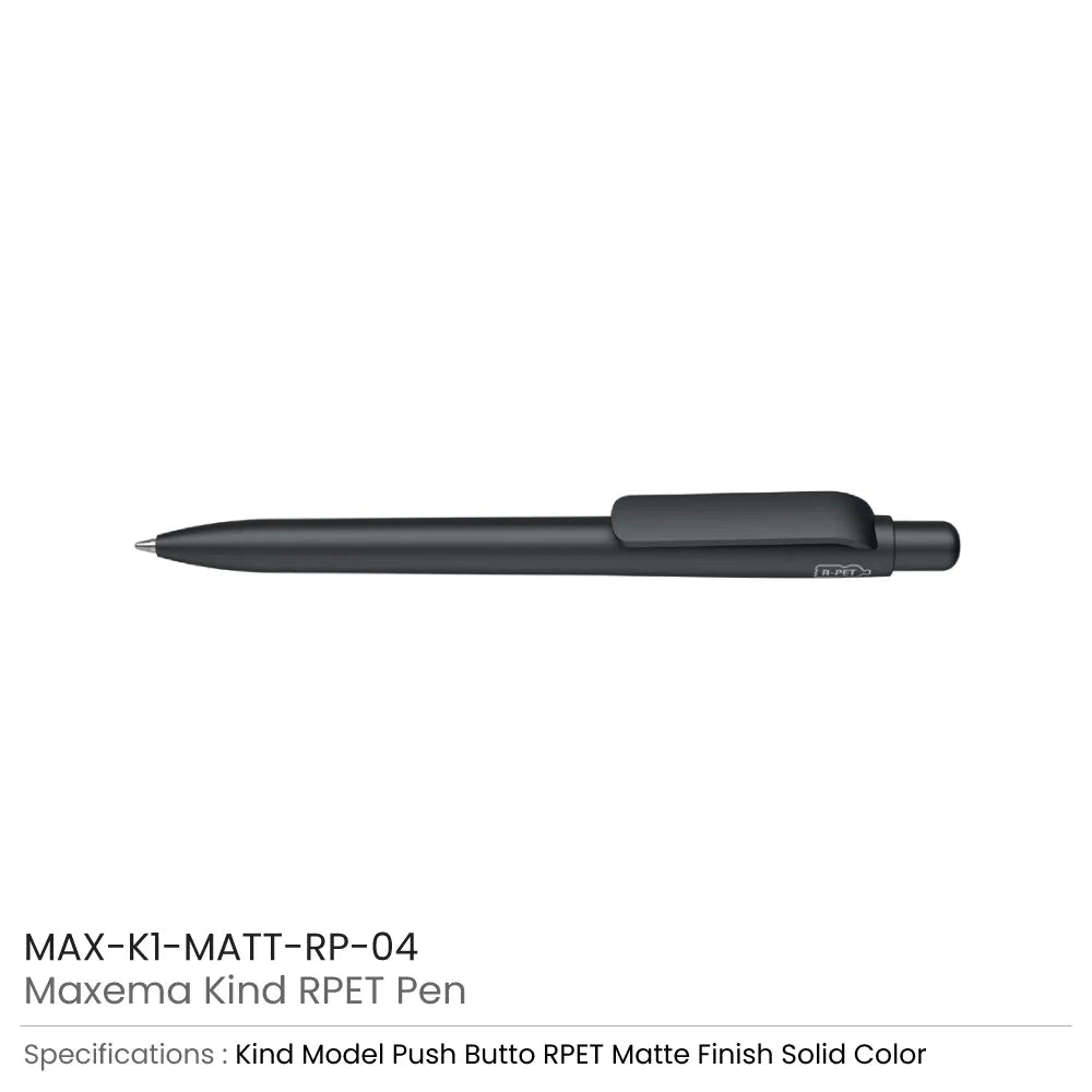 Maxema Kind rPET Pens, Matte Solid Color