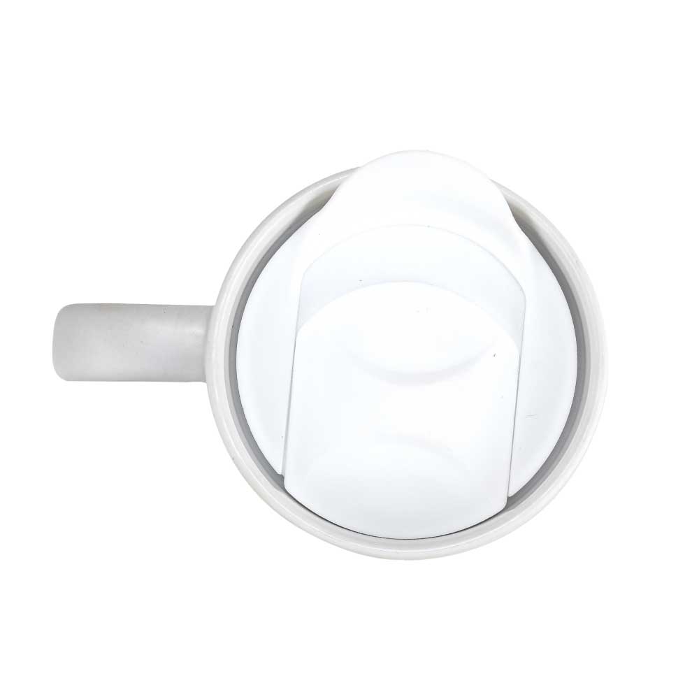Ceramic Mugs with Lid and Cork Base 385 ml - Ramadan Gifts