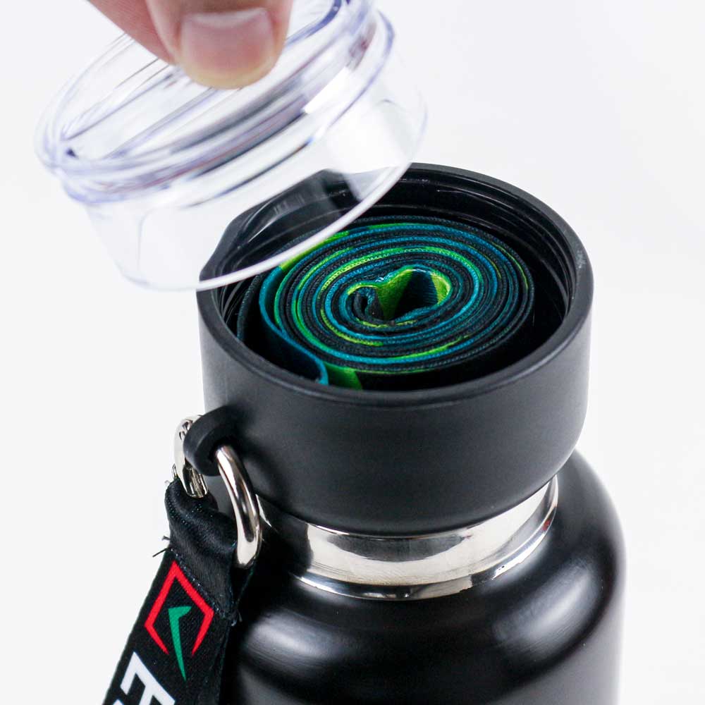 Multi-function SS Bottles, Double Wall, Base Cup, Lanyard, 500ml - Ramadan Gifts