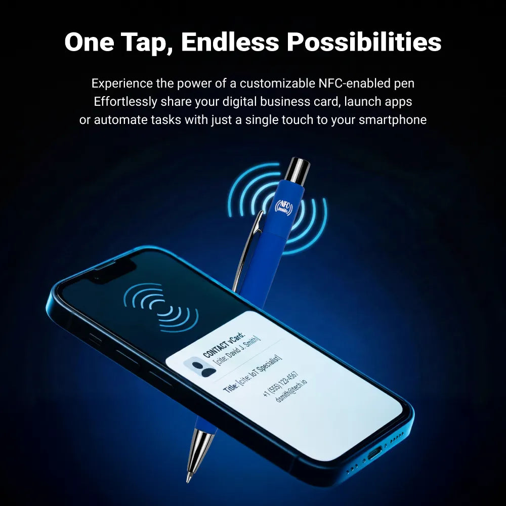 NFC Smart Pens – Tap to Share Website, Contact & Social Media