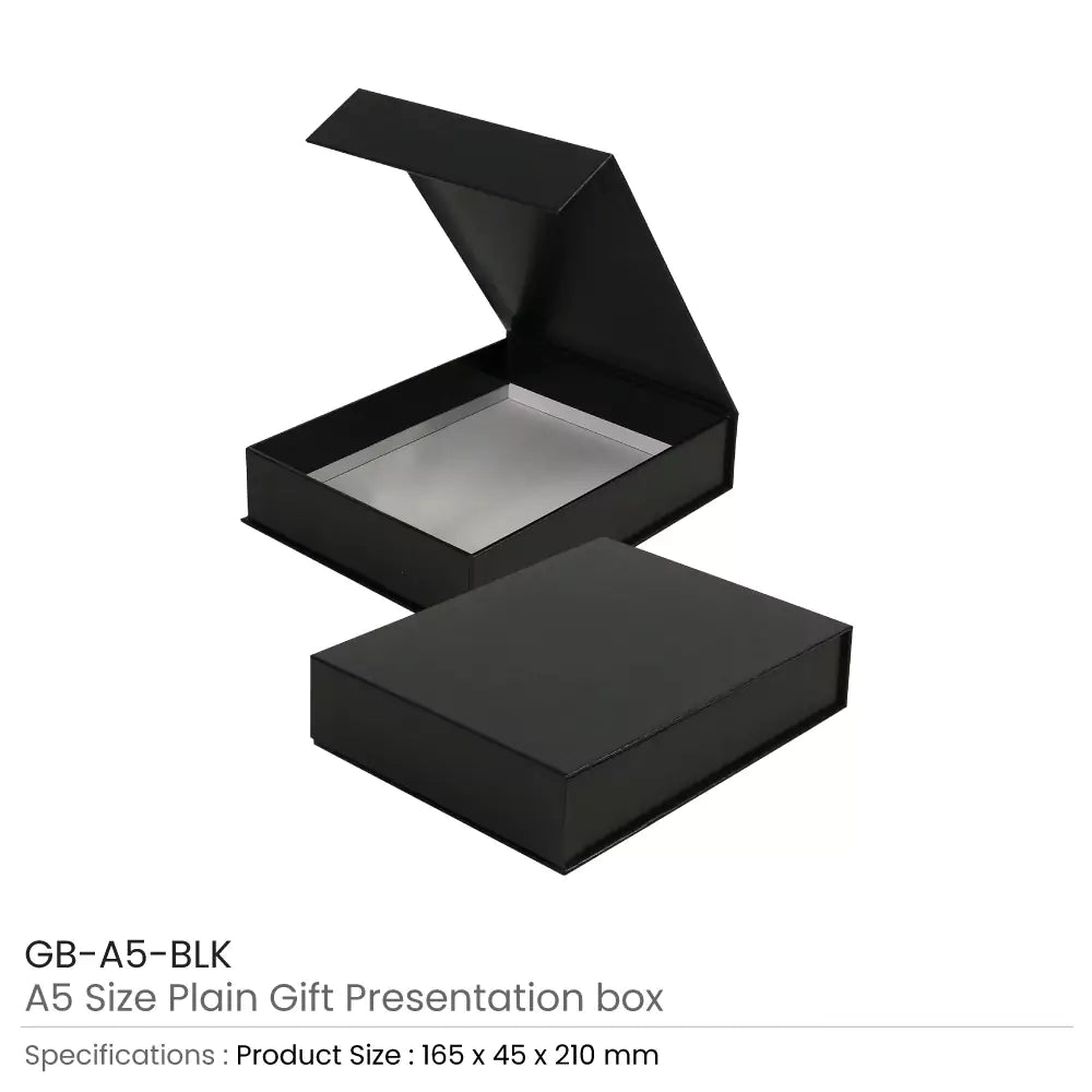 Plain Gift Packaging Box A5 Size with Magnetic Flap