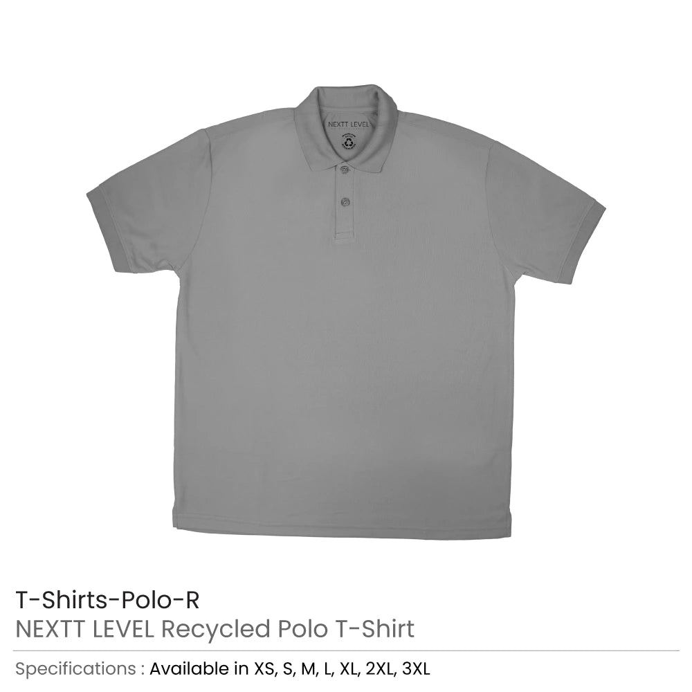 NEXTT LEVEL Polo T-Shirts in 100% Recycled Material