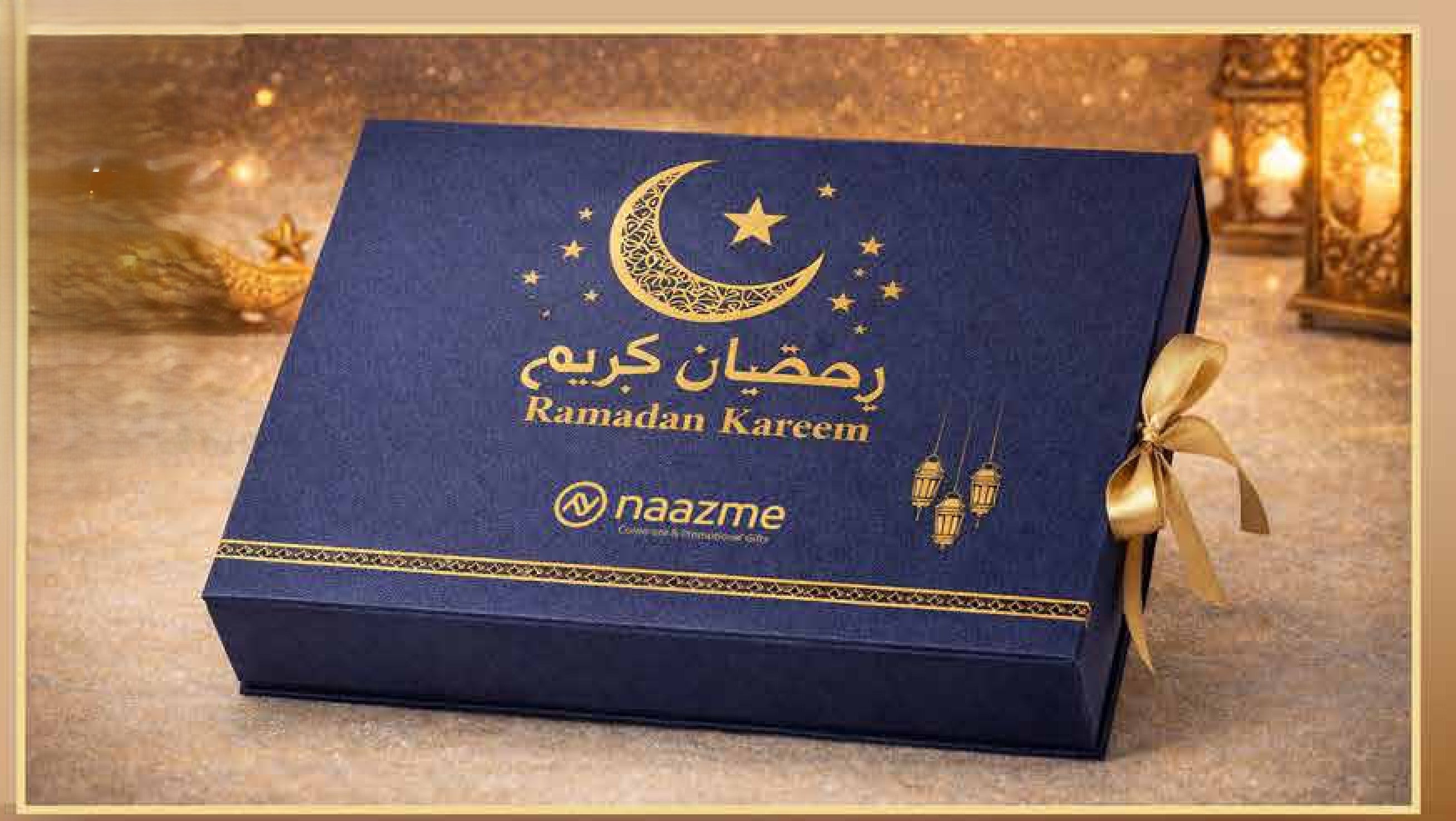 Scent & Serenity - Premium Ramadan Gift Box | Royal Blue Edition