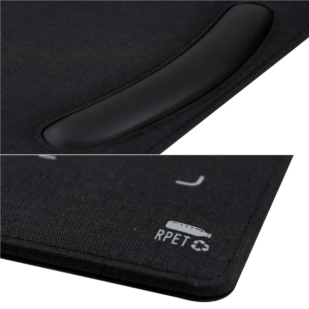 RPET Wireless Charging Mousepads 15W and Type-C