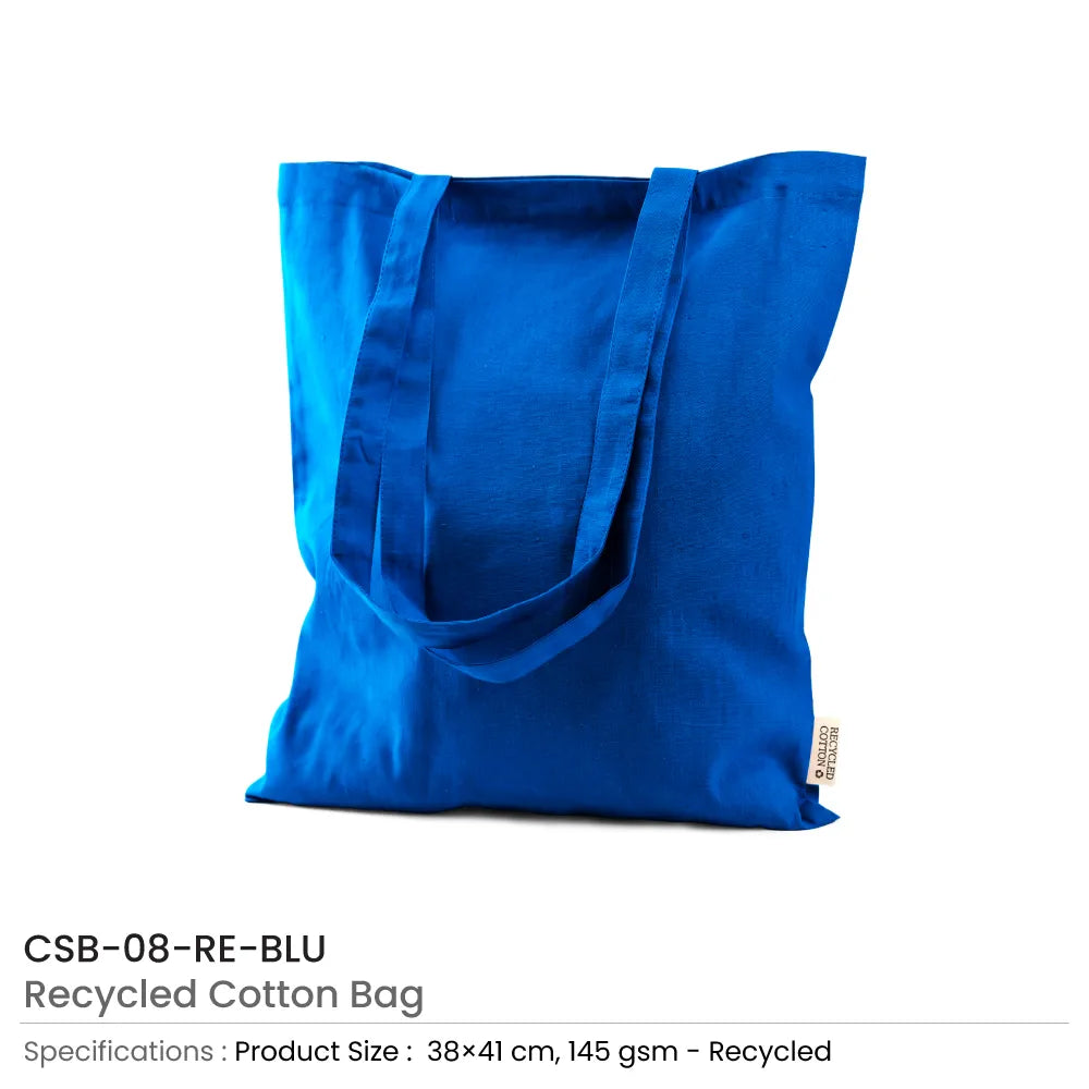 Recycled Cotton Bags, Durable Long Strap
