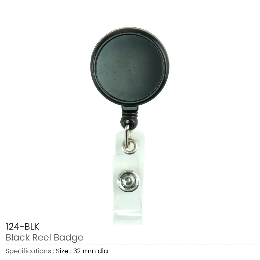 Round Metal Reel Badges