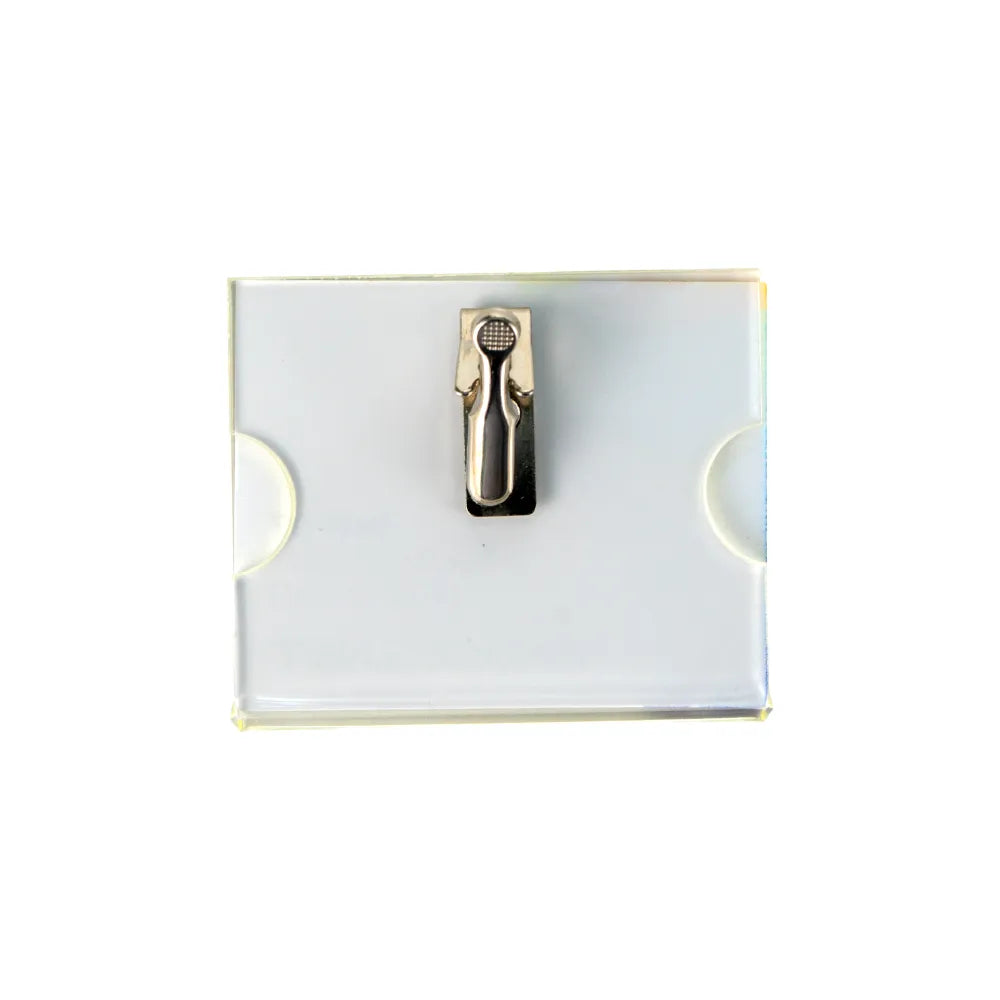 Reusable Acrylic Name Badges with Attachment