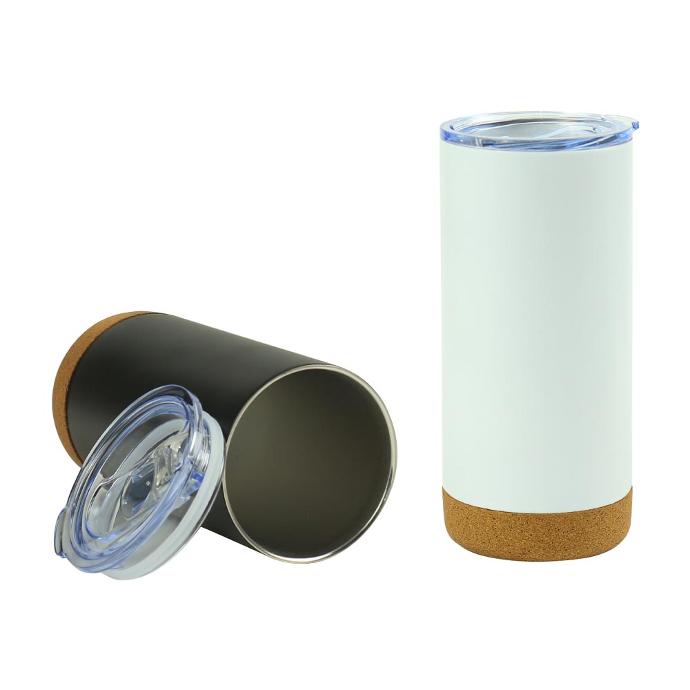 Travel Tumbler with Cork Base 450ml Stainless Steel - Ramadan Gifts