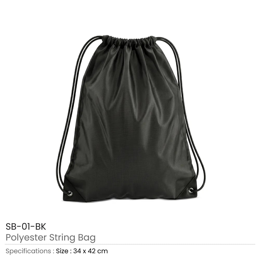 Promotional Drawstring Bags in High-Quality Polyester Material