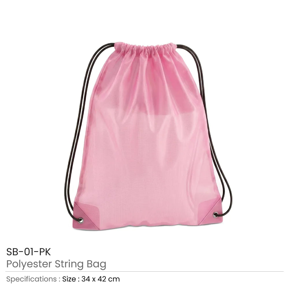 Promotional Drawstring Bags in High-Quality Polyester Material