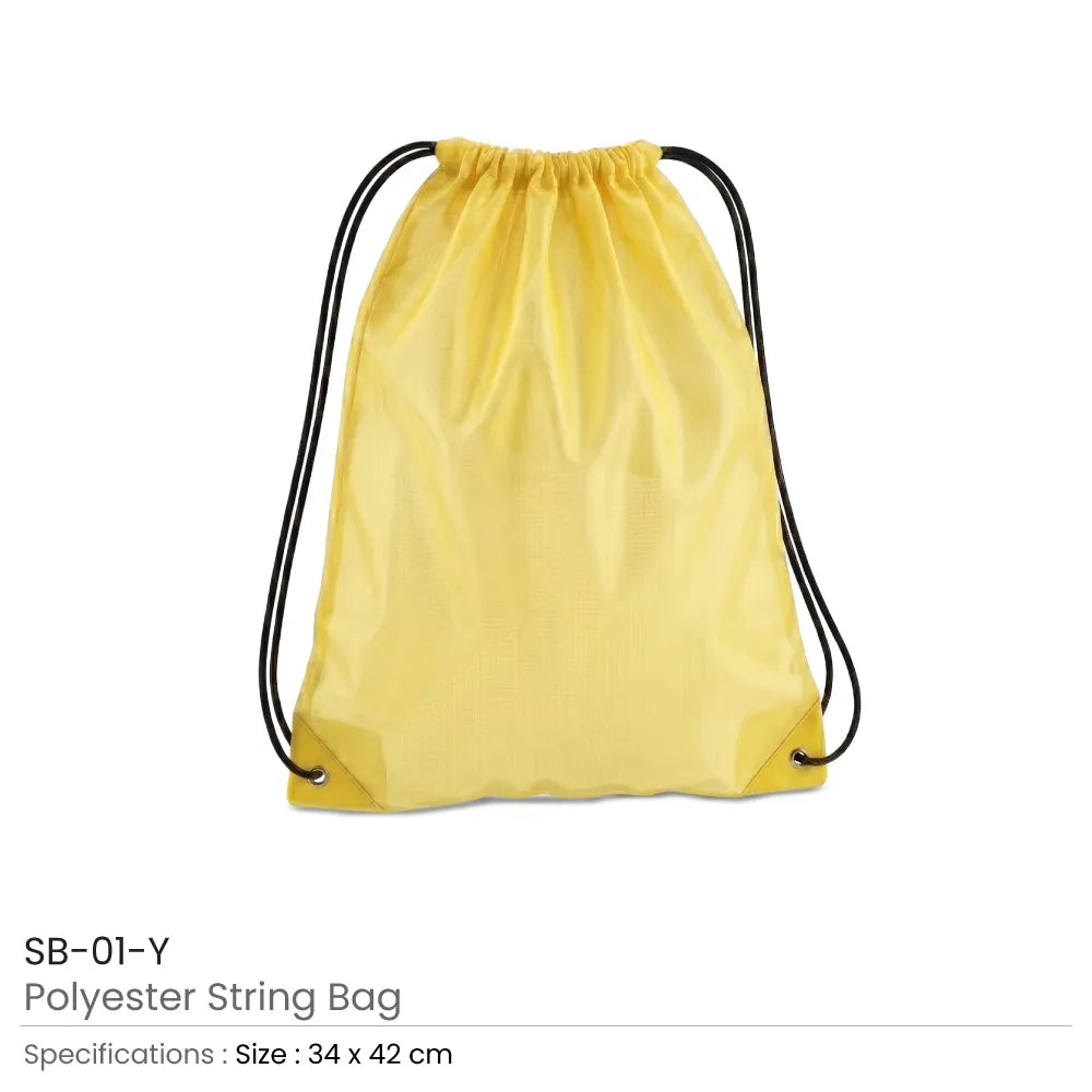 Promotional Drawstring Bags in High-Quality Polyester Material