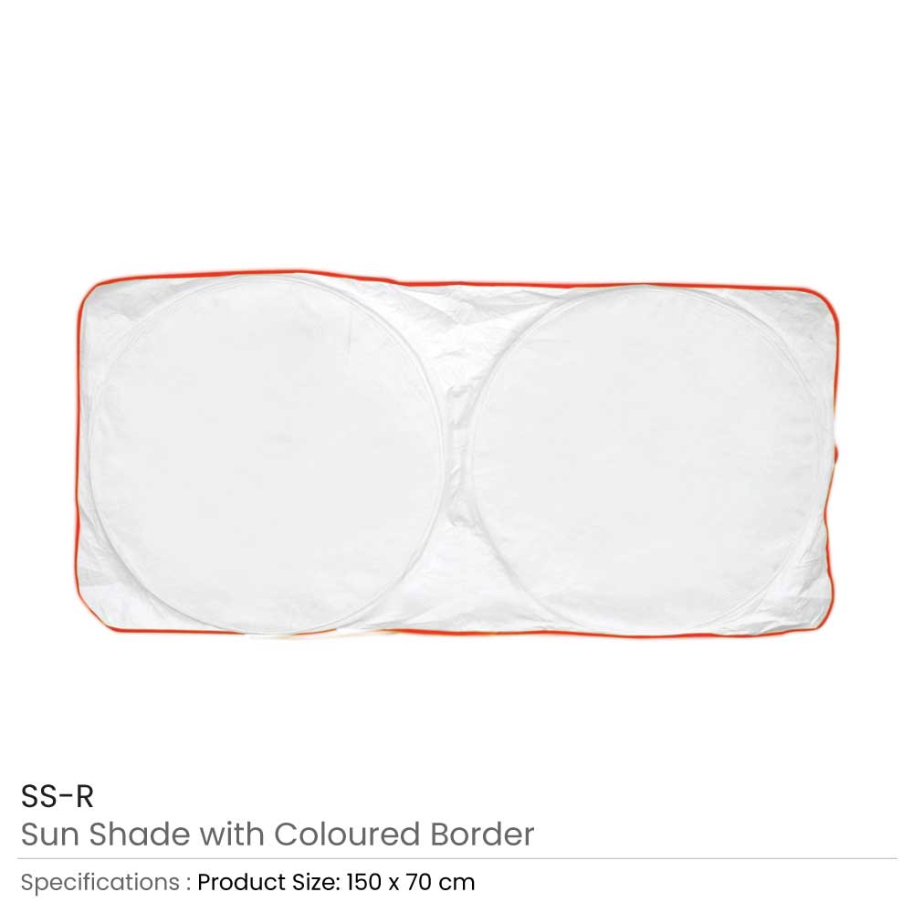 Sunshades for Cars in White Tyvek Material