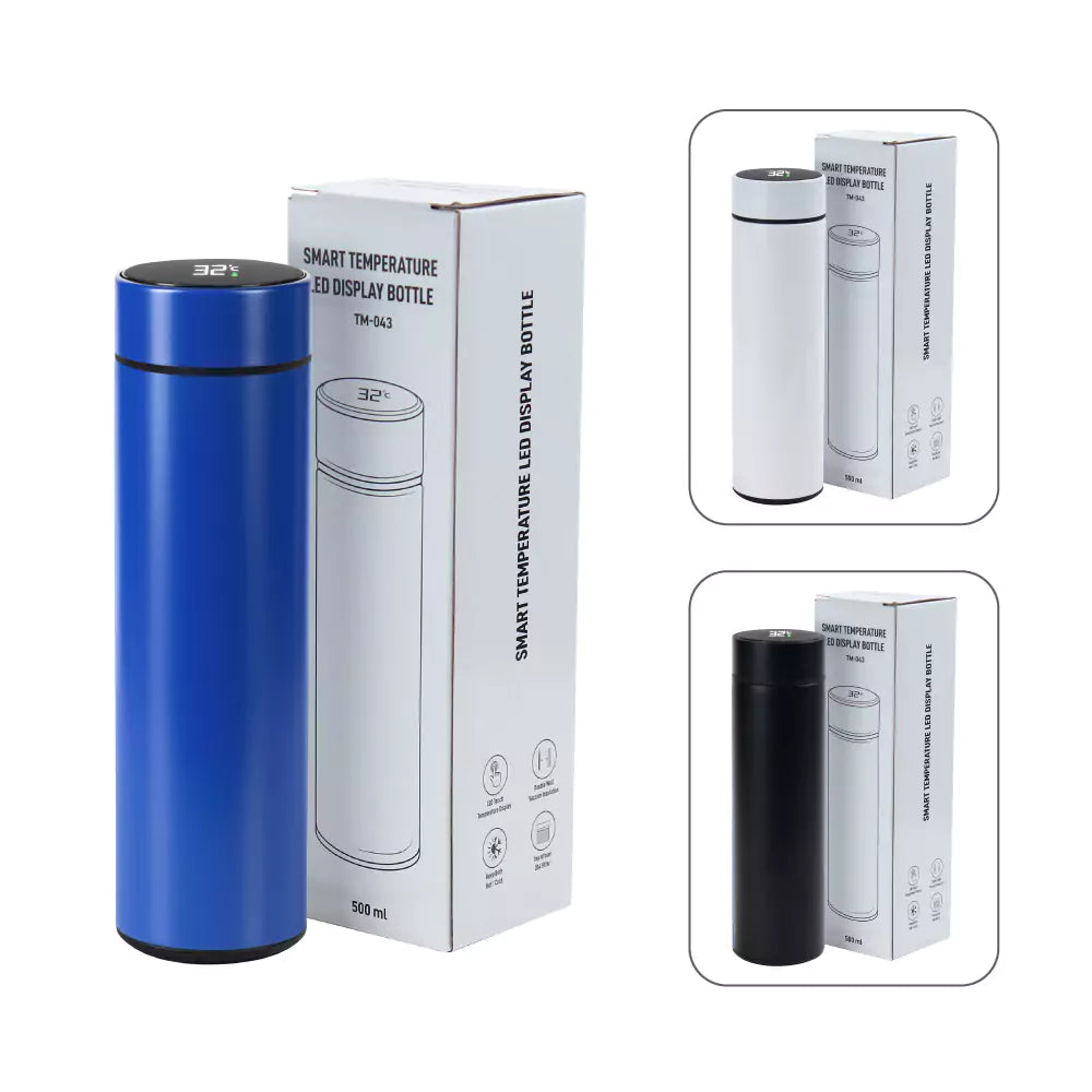 Double Wall Bottles with Temperature Display 500ml