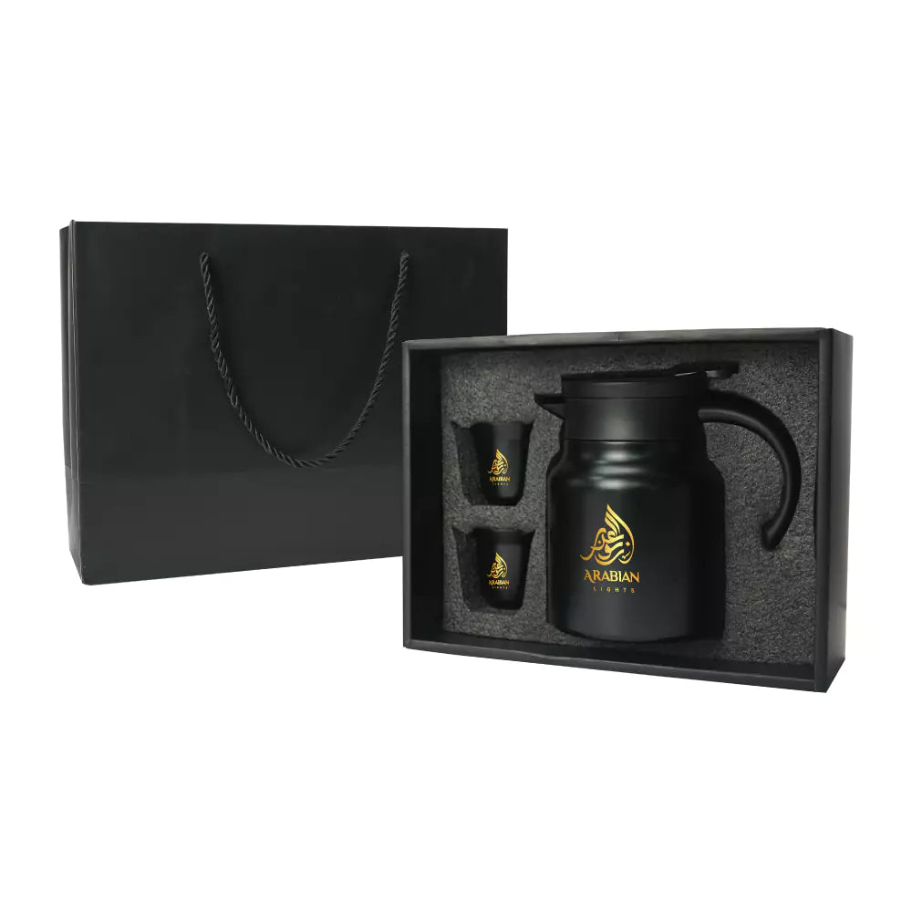 Arabic Tea &amp; Coffee Pot with Cups Set 1000 ml
