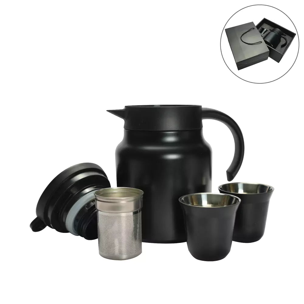 Arabic Tea &amp; Coffee Pot with Cups Set 1000 ml