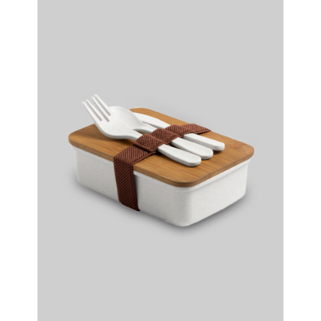 WHEAT LUNCH KIT - Eco-Friendly Reusable Lunch Box with Cutlery Set