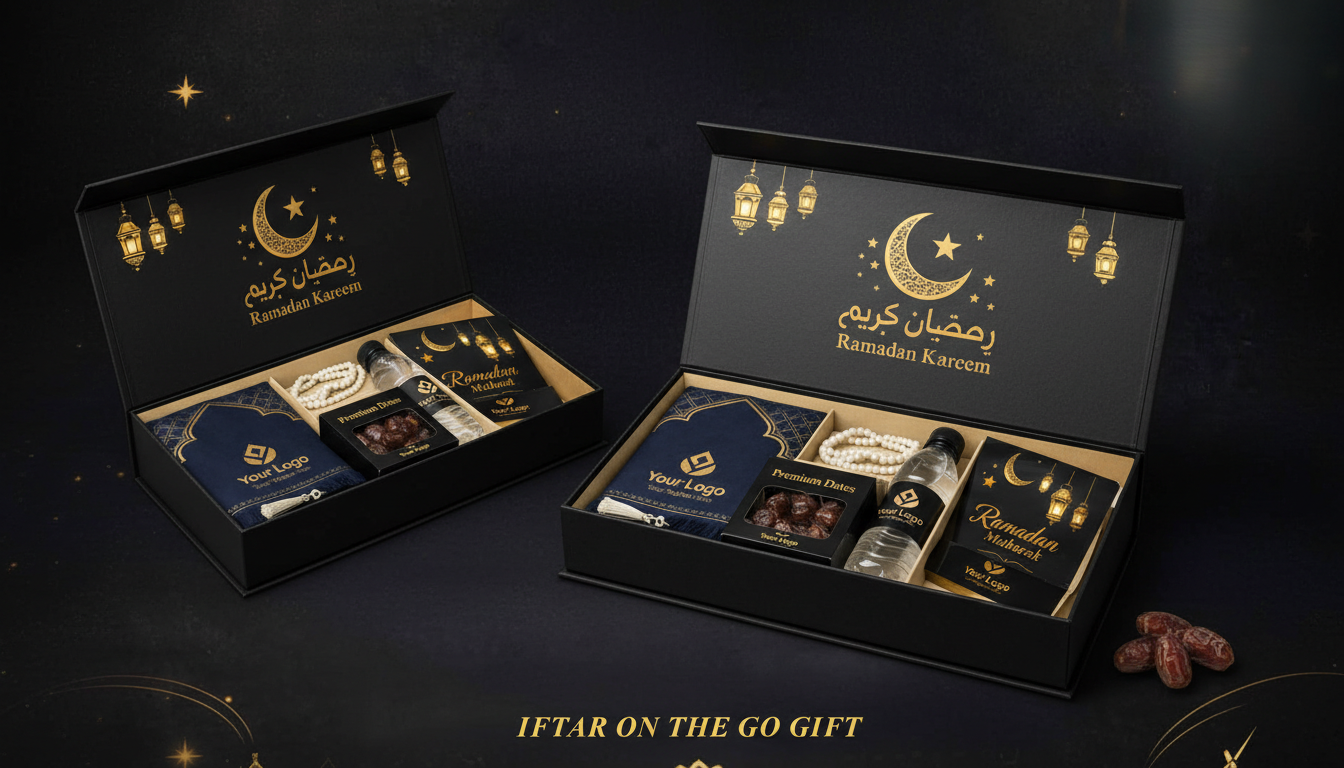 Iftar on the Go - Practical Ramadan Gift Set | Essential Prayer & Date Kit