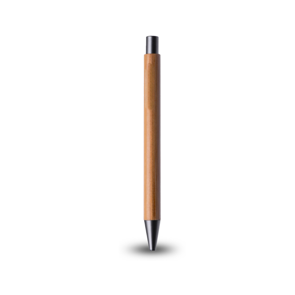 BAMBOO PEN - Eco-Friendly Push Button Ballpen with Natural Bamboo Body