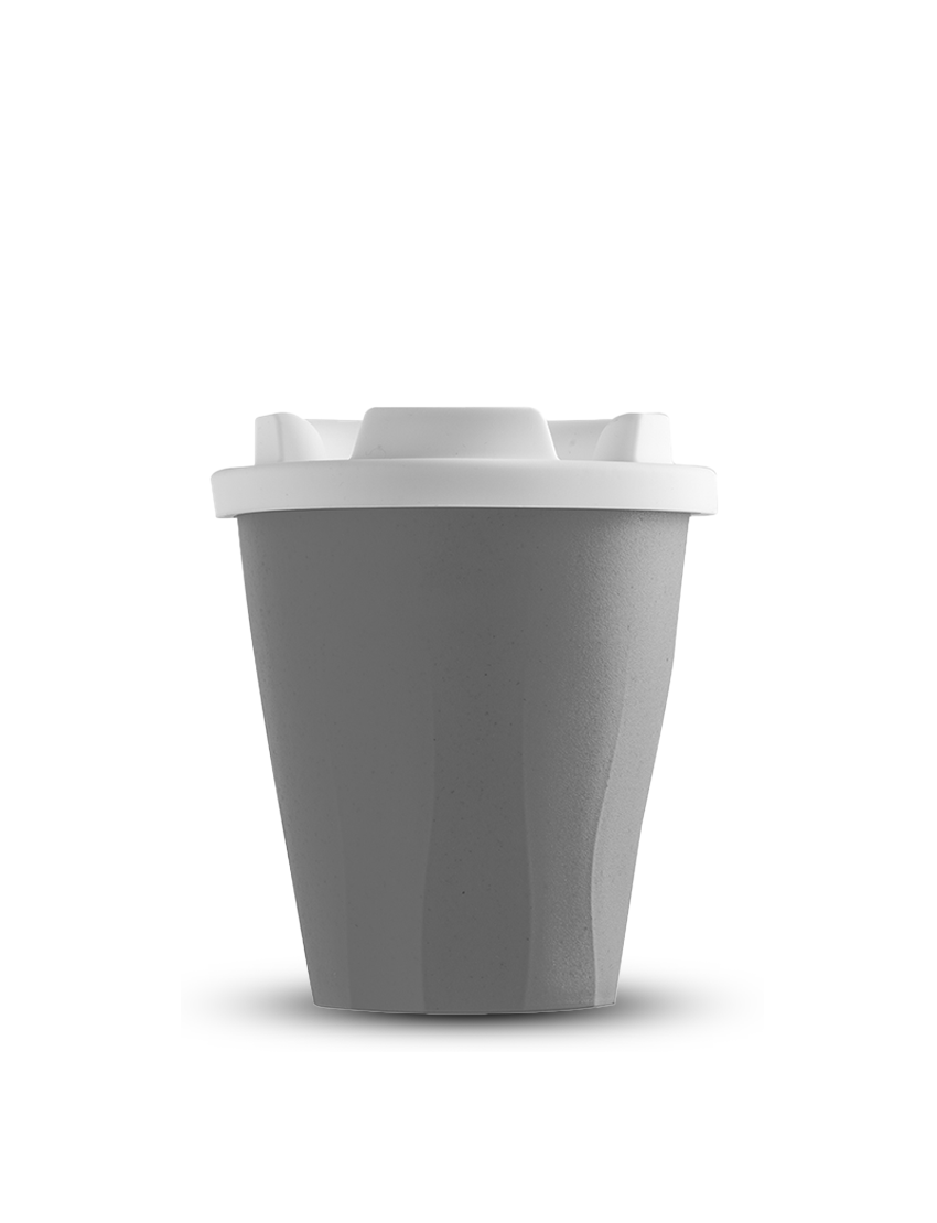 BAMCUP - 350ml Eco-Friendly Bamboo Fiber Drinking Cup with Silicone Cover