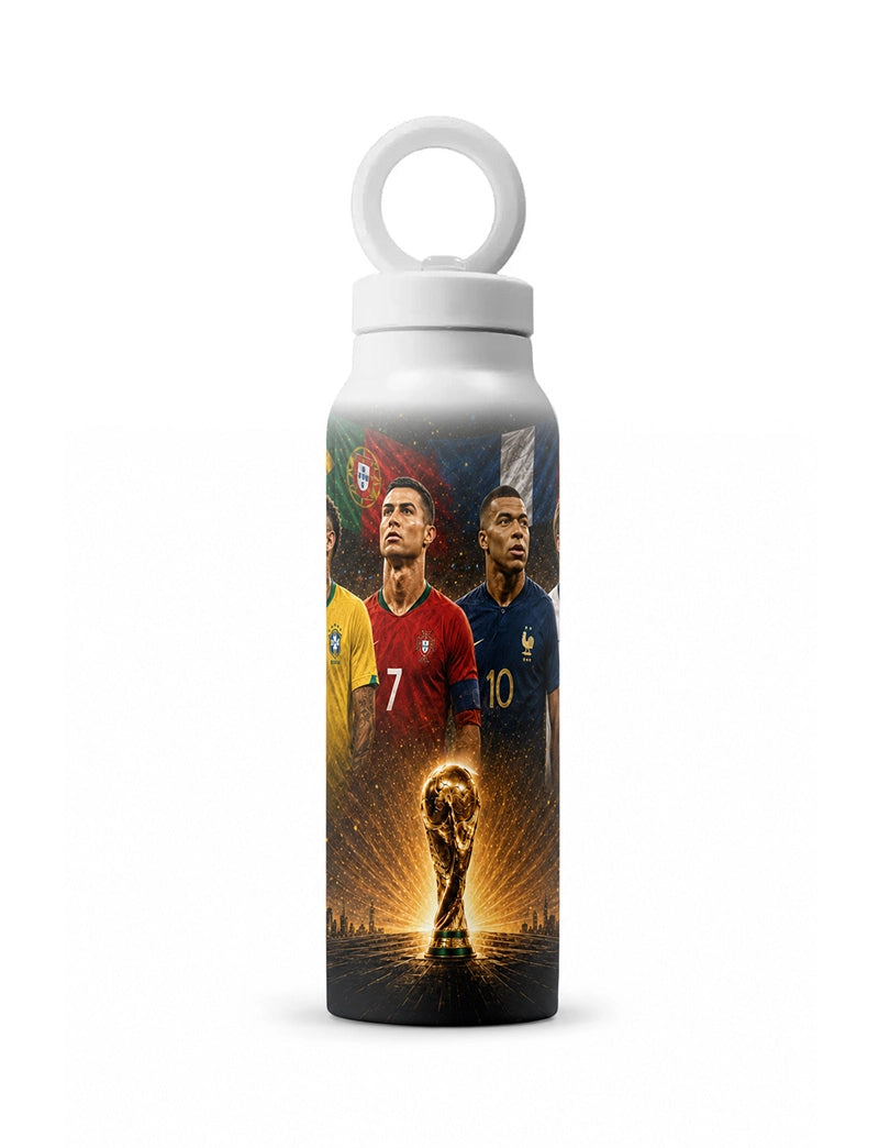 Magnetic Compatible Insulated Water Bottle White