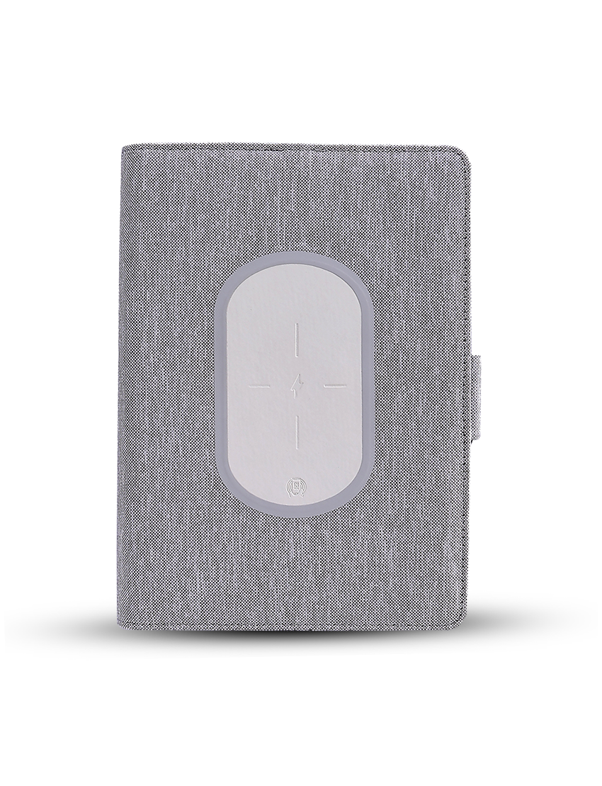 CHARGE NOTE - A5 Wireless Charger Notebook with NFC Technology and 5000mAh Power Bank