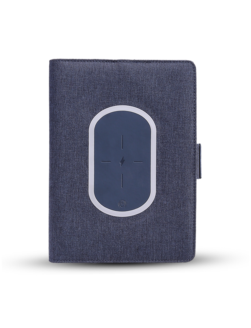 CHARGE NOTE - A5 Wireless Charger Notebook with NFC Technology and 5000mAh Power Bank