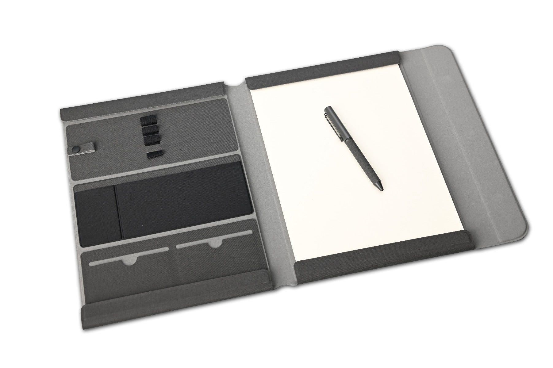 MODULAR PORTFOLIO - A4 PU Portfolio with Detachable Organizer and Magnetic Closure