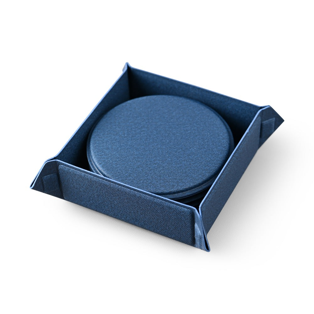 TRAY COASTER - Eco-Friendly Coasters with Stylish Storage Tray