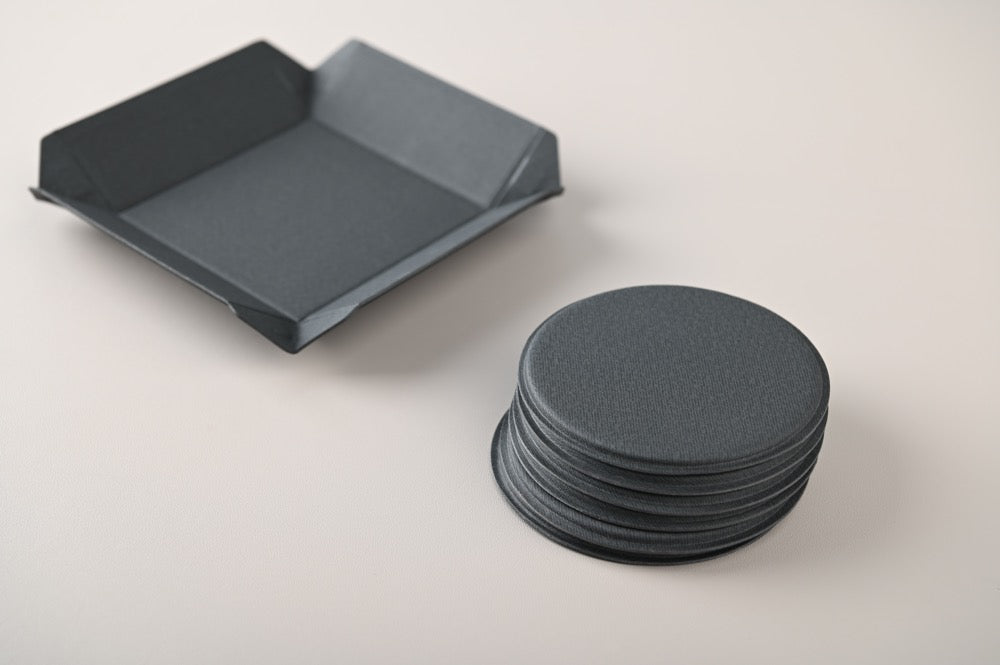 TRAY COASTER - Eco-Friendly Coasters with Stylish Storage Tray